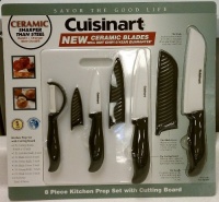 Cuisinart 8 Piece Ceramic Kitchen Prep Set with Cutting Board Cuisinart 8 Piece Ceramic Kitchen Prep Set with Cutting Board