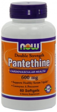 Now Foods Pantethine 600mg, Softgels, 60-Count Now Foods Pantethine 600mg, Softgels, 60-Count