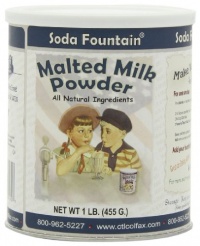 Soda Fountain Malted Milk Powder, 16-Ounce (Pack of 3) Soda Fountain Malted Milk Powder, 16-Ounce (Pack of 3)