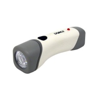 Dorcy 41-1045 Rechargeable LED Flashlight with 3-Way Switch and Built-In AC Adapter, 12-Lumens, White Finish Dorcy 41-1045 Rechargeable LED Flashlight with 3-Way Switch and Built-In AC Adapter, 12-Lumens, White Finish