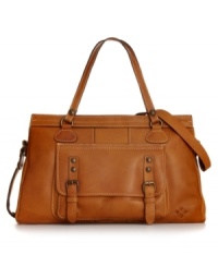 Ladylike with a vintage vibe, this chic satchel from Patricia Nash is all about the details. Sumptuous leather, hand-crafted stitching and shabby-chic hardware showcase custom craftsmanship, while the inside is luxuriously spacious and exquisitely organized for all your essentials. Ladylike with a vintage vibe, this chic satchel from Patricia Nash is all about the details. Sumptuous leather, hand-crafted stitching and shabby-chic hardware showcase custom craftsmanship, while the inside is luxuriously spacious and exquisitely organized for all your essentials.