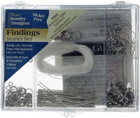 Silver Jewelry Findings Starter Kit w/ Case - 178 Pcs Silver Jewelry Findings Starter Kit w/ Case - 178 Pcs