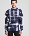 Burberry Brit Niall Pocket Check Woven Sport Shirt