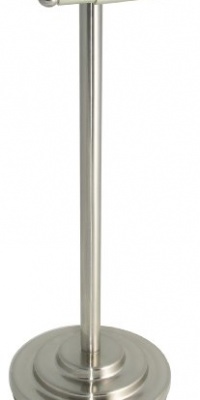 LDR 164 6452BN Ashton Pedestal Toilet Paper Holder, Brushed Nickel LDR 164 6452BN Ashton Pedestal Toilet Paper Holder, Brushed Nickel