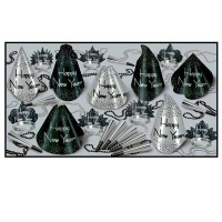 Sparkling Silver New Year's Eve Party Assortment for 25 Sparkling Silver New Year's Eve Party Assortment for 25