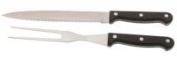 Ginsu 2-Piece Bakelite Carving Knife Set Fork & Knife Stainless steel Blade Ginsu 2-Piece Bakelite Carving Knife Set Fork & Knife Stainless steel Blade