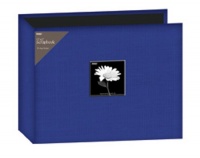 Pioneer 12-Inch by 12-Inch Fabric 3-Ring Binder Album with Window, Blue Pioneer 12-Inch by 12-Inch Fabric 3-Ring Binder Album with Window, Blue