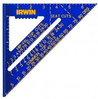 Irwin Tools 1794463 7-Inch Hi-Contrast Aluminum Rafter Square Irwin Tools 1794463 7-Inch Hi-Contrast Aluminum Rafter Square