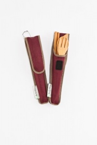 To-Go Ware RePEaT Reusable Bamboo Utensil Set, Beet To-Go Ware RePEaT Reusable Bamboo Utensil Set, Beet
