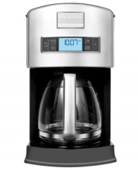 This is your cup of coffee-with a coffee strength selector, this brewer lets you choose exactly how bold or how mellow your blend is, so every cup is pure pleasure. The innovative PowerPlus™ Brewing System ensures even distribution of hot water over the grounds for a well-balanced, well-developed pot. 1-year warranty. Model FPDC12D7MS. This is your cup of coffee-with a coffee strength selector, this brewer lets you choose exactly how bold or how mellow your blend is, so every cup is pure pleasure. The innovative PowerPlus™ Brewing System ensures even distribution of hot water over the grounds for a well-balanced, well-developed pot. 1-year warranty. Model FPDC12D7MS.