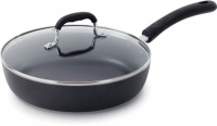 T-fal E9389764 Professional Nonstick Oven Safe Dishwasher Safe 10-Inch Fry Pan / Saute Pan Cookware with Glass Lid, Black T-fal E9389764 Professional Nonstick Oven Safe Dishwasher Safe 10-Inch Fry Pan / Saute Pan Cookware with Glass Lid, Black