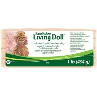 Sculpey Super Living Doll Clay, 1-Pound, Beige Sculpey Super Living Doll Clay, 1-Pound, Beige