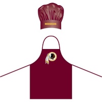 NFL Washington Redskins Chef Hat and Apron Set NFL Washington Redskins Chef Hat and Apron Set