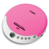 Coby CXCD109PK Slim Personal CD Player with LCD Display (Pink) Coby CXCD109PK Slim Personal CD Player with LCD Display (Pink)