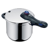 WMF Pressure Cookers offer top of the line convenience, quality and safety. The ease of using and cleaning the pressure cooker will make this a valuable cooking utensil all year round. Cooking times are reduced by as much as 70%. Nutrients are preserved and flavors are accentuated when using a pressure cooker. WMF's exclusive snap-off handle for easy cleaning makes this a best selling item and essential item for every kitchen. WMF Pressure Cookers offer top of the line convenience, quality and safety. The ease of using and cleaning the pressure cooker will make this a valuable cooking utensil all year round. Cooking times are reduced by as much as 70%. Nutrients are preserved and flavors are accentuated when using a pressure cooker. WMF's exclusive snap-off handle for easy cleaning makes this a best selling item and essential item for every kitchen.