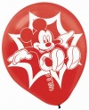 12in Mickey Mouse Latex Balloons 6pk