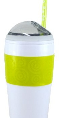 Copco 16-Ounce Cold Beverage Travel Cup with Straw, Lime Spiral Copco 16-Ounce Cold Beverage Travel Cup with Straw, Lime Spiral