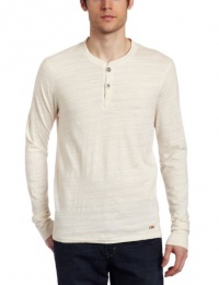 Converse By John Varvatos Men's Long Sleeve Slubby Henley Converse By John Varvatos Men's Long Sleeve Slubby Henley