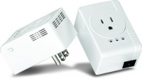 TRENDnet Powerline 500 AV Nano Adapter Kit with Built-In Outlet (TPL-407E2K) TRENDnet Powerline 500 AV Nano Adapter Kit with Built-In Outlet (TPL-407E2K)