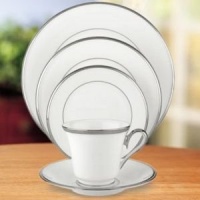 Lenox Lenox Solitaire White Tea Saucer Lenox Lenox Solitaire White Tea Saucer