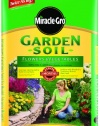 Miracle-Gro 73452300 Garden Soil for Flowers and Vegetables Mix Bag, 2- Cubic-Feet