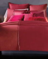 Red is rich! This INC International Concepts Ribbed Basic Zip European sham perfectly completes your bedding ensemble with color that makes a vibrant impact. Red is rich! This INC International Concepts Ribbed Basic Zip European sham perfectly completes your bedding ensemble with color that makes a vibrant impact.