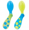 Sassy Less Mess Toddler Self-Feeding Spoon BLUE