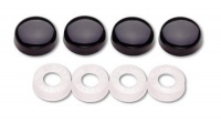 Cruiser Accessories 82050 Screw Covers, Black