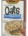 Country Choice Organic Oven Toasted Quick Oats, 18-Ounce Canisters (Pack of 6)