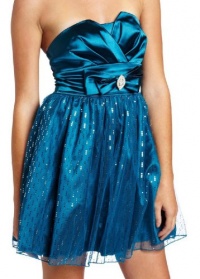Trixxi Juniors Hallogram Party Dress, Teal, 11 Trixxi Juniors Hallogram Party Dress, Teal, 11