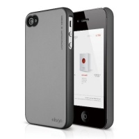 elago S4 Slim Fit 2 Case for iPhone 4/4S (Semigloss Metalic Dark Gray) - ECO PACK elago S4 Slim Fit 2 Case for iPhone 4/4S (Semigloss Metalic Dark Gray) - ECO PACK
