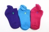 Polo Ralph Lauren Girl's 3-Pack Assorted Heel Tab Socks (Sock Sz. 2-4; Shoe Sz. 6-10)