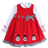 BT Kids Girls (4-6x) 2 pc red corduroy holiday jumper set BT Kids Girls (4-6x) 2 pc red corduroy holiday jumper set