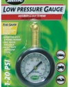 Slime 20096 Low Pressure Dial Tire Gauge 1-20 PSI