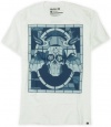 Hurley Mens Medevial Skull Graphic Graphic T-Shirt - Style 0139