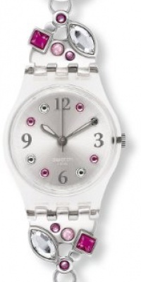 Swatch Women's Originals LK322G Silver Aluminum Quartz Watch with Silver Dial Swatch Women's Originals LK322G Silver Aluminum Quartz Watch with Silver Dial