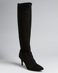 These Delman boots are finely crafted in a style that will stand up to the trends-season after season. These Delman boots are finely crafted in a style that will stand up to the trends-season after season.