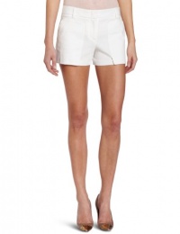 BCBGMAXAZRIA Women's Bruna Patch Pocket Short, Off White, X-Small