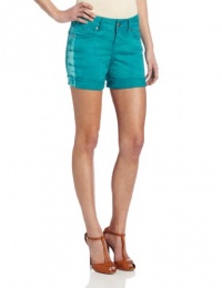 Silver Jeans Juniors Suki Short, Aqua, 34