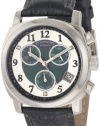 Stuhrling Original Women's 246.111527 Vogue Audrey Fiorenza Swiss Quartz Chronograph Swarovski Crystal Mother-Of-Pearl Day and Date Black Watch