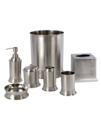 With a classic design updated for the modern bath, this bronze tumbler comes in a choice of two finishes for a personalized look. With a classic design updated for the modern bath, this bronze tumbler comes in a choice of two finishes for a personalized look.