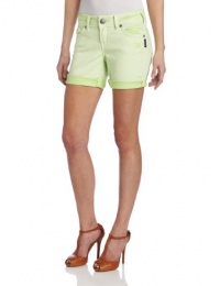 Silver Jeans Juniors Suki Short, Lime, 32 Silver Jeans Juniors Suki Short, Lime, 32