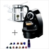 Nespresso C100-US-AERO-B Essenza Automatic Single-Serve Espresso Machine with Nespresso Aeroccino Milk Frother, Black