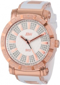 JBW Men's JB-6225-H 562 Pave Dial Diamond White Rubber Watch JBW Men's JB-6225-H 562 Pave Dial Diamond White Rubber Watch