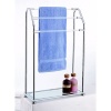 Organize It All Acrylic 3-Bar Towel Rack with Bottom Shelf (62443)