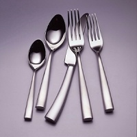 Silhouette Satin by Couzon reflects the best in French design and quality. Sleek and modern, with a brushed steel matte finish and polished ends for comfortable dining. Forged in 18/10 stainless steel. Dishwasher safe. Silhouette Satin by Couzon reflects the best in French design and quality. Sleek and modern, with a brushed steel matte finish and polished ends for comfortable dining. Forged in 18/10 stainless steel. Dishwasher safe.