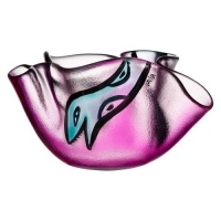Kosta Boda 5.5H in. Happy Going Bowl - Pink Kosta Boda 5.5H in. Happy Going Bowl - Pink