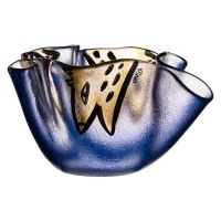 Kosta Boda 5.5H in. Happy Going Bowl - Blue Kosta Boda 5.5H in. Happy Going Bowl - Blue