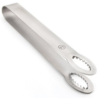 Outset Ice Tongs, Stainless Steel Outset Ice Tongs, Stainless Steel