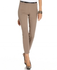 A sophisticated petite ankle pant from Alfani defines casual chic with its sleek, skinny leg. Show off statement pumps or wear it simple accessories for classic style. A sophisticated petite ankle pant from Alfani defines casual chic with its sleek, skinny leg. Show off statement pumps or wear it simple accessories for classic style.